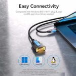Vention USB to RS232 Serial Adapter 1.5 m Black - VAS-C02-B150 - Image 3