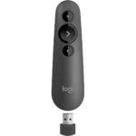 Logitech R500s Laser Presentation Remote PowerPoint Clicker with Laser Pointer, Wireless Presentation Clicker Remote