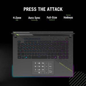 ASUS ROG Strix G16 Core™ i7 14650HX | RTX™ 5070 8GB | 16GB RAM | 512GB SSD | 16" FHD+ 165Hz | DOS - Volt Green - G615JPR-RV103 🎁 Free Gifts 🎁 (007 First Light GeForce RTX 50 Series Bundle)* - Image 3