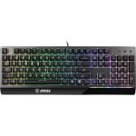 MSI VIGOR GK30 RGB Gaming Keyboard, 6-Zone RGB - Black