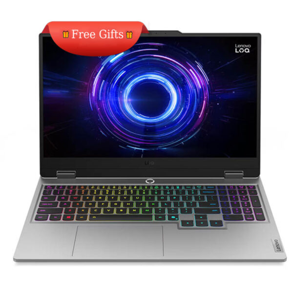 Lenovo LOQ 15IRX10 14th Gen. (i7-14700HX / 24GB DDR5 RAM / 512GB NVMe SSD / NVIDIA GeForce RTX 5060 8GB / 15.6" FHD (1920 x 1080) IPS / DOS) [ 83JE00E0AX ] 🎁 Free Gifts 🎁