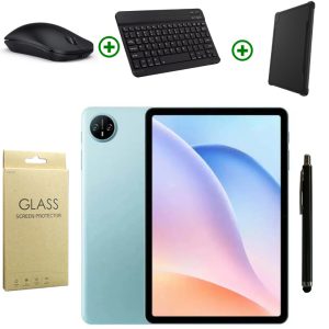 DOOGEE TAB A9 VIP Edition Quad Core CPU, 3GB RAM, 64GB Storage, 10.1 inch HD Screen Blue (Free keyboard+mouse+pen+screen protector+cover)
