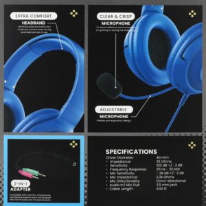 unlocked Headset MIC blue