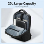 Vention Laptop Backpack For Laptop 15.6 Water-Repellent Black KRRB0 - Image 2