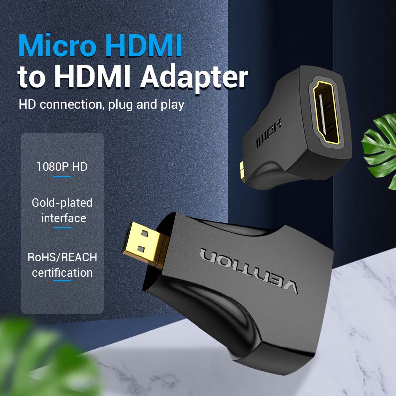 Vention Micro HDMI Male to HDMI Female Adapter