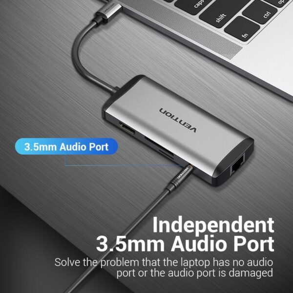 Vention 9-in-1 USB-C Docking Station 