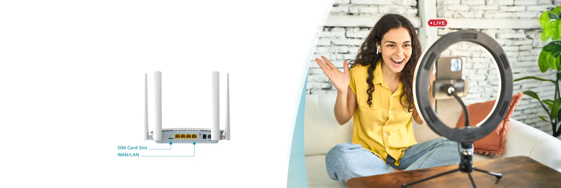 D-Link 4G LTE N300 Wi-Fi Router G403C