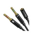 HAING 3.5mm Female to Dual 3.5mm Male Audio Cable 20cm [ HI-1047-FMC ]