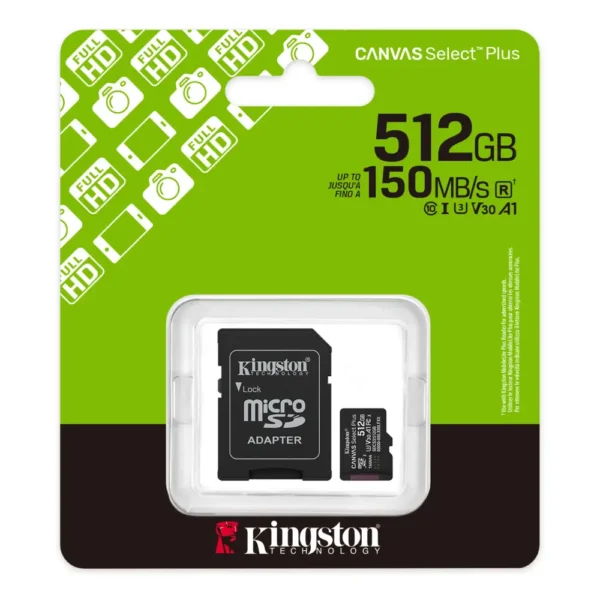 KINGSTON 512GB microSD SDCS3/512GB