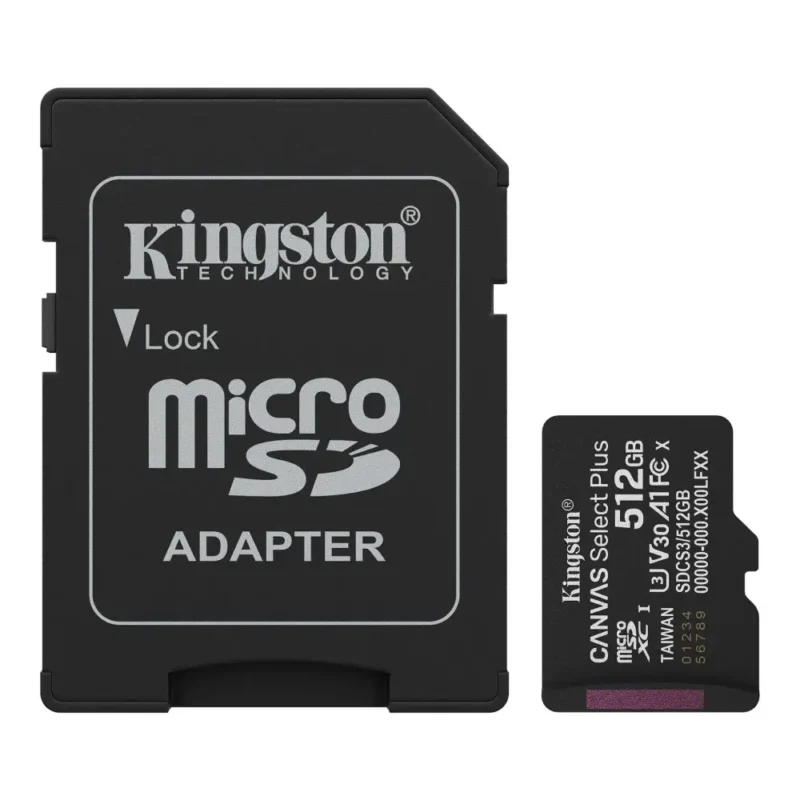 KINGSTON 512GB microSD SDCS3/512GB