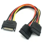 SATA 15P Power extension Cable - 0.3m (Y shape)