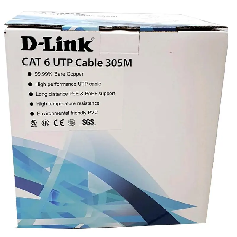 2 D-Link Cat 6 305m Network