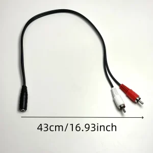 AUX 3.5mm Female to RCA