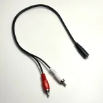  RCA Audio Cable (AUX 3.5mm Female to RCA Left/Right) – 50CM - Image 4