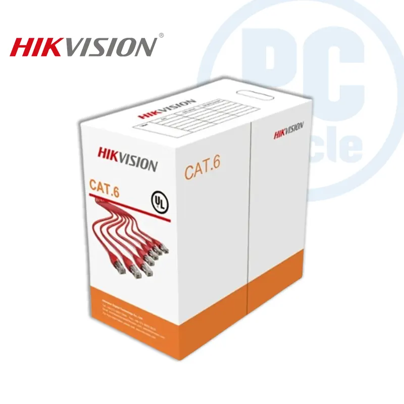 HIKVISION Cat.6 Drum (305M) UTP Network Cable (Solid Copper, 0.565 mm, CM) (DS-1LN6-UU)
