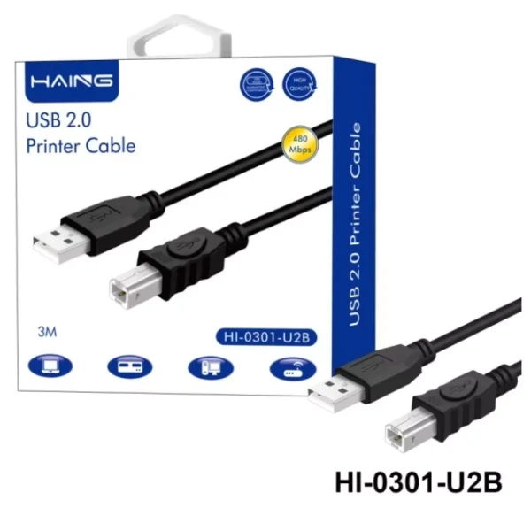 HAING USB Printer Cable