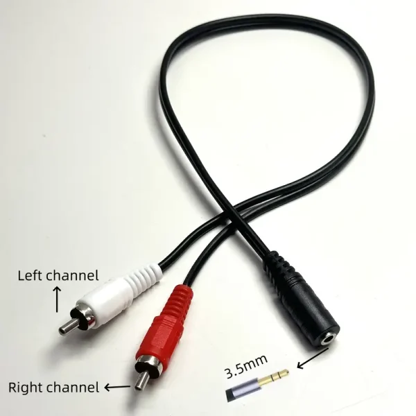 AUX 3.5mm Female to RCA