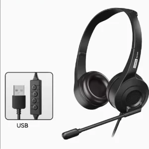 Lenovo E01 Binaural Voice In-Line Headset USB - Image 2