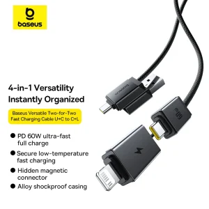 Baseus Versatile Two-for-Two  60W