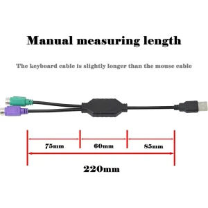 PS2 Female to USB-Male