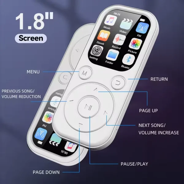 MP3 Bluetooth player 5.4-music