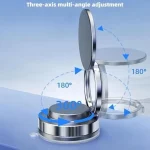 Magnetic car phone holder