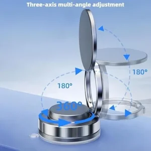 Magnetic car phone holder