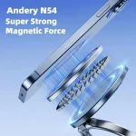 Magnetic car phone holder