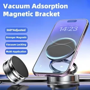 Magnetic car phone holder