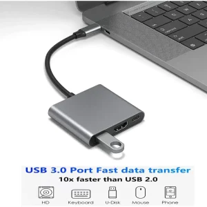 compact USB-C multiport adapter 