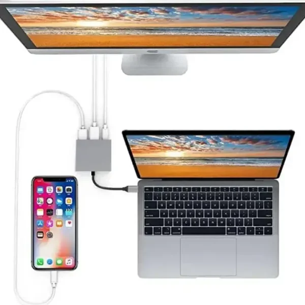 compact USB-C multiport adapter 