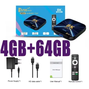 Android TV98 Box 4GB+64GB