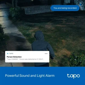 TP-Link Tapo C560WS 4K 8MP Ultimate Clarity Outdoor Pan/Tilt Security Camera - Image 4