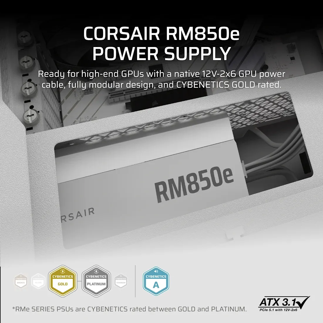 CORSAIR RM850e 850W White