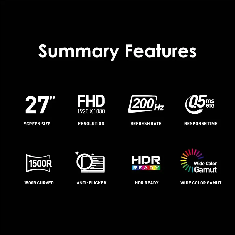 MSI Gaming Monitor 276CF-E20