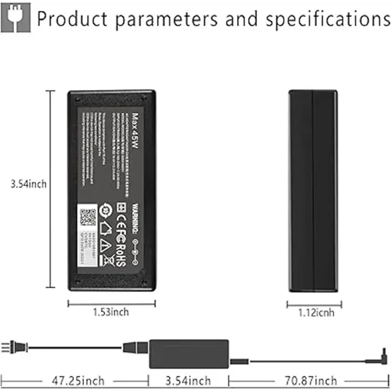 HP Charger 19.5V 45W
