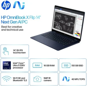 HP OmniBook 14-FM0013dx blue