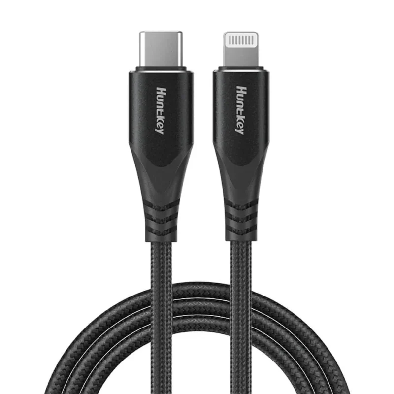 Huntkey USB-C Lightning braided 