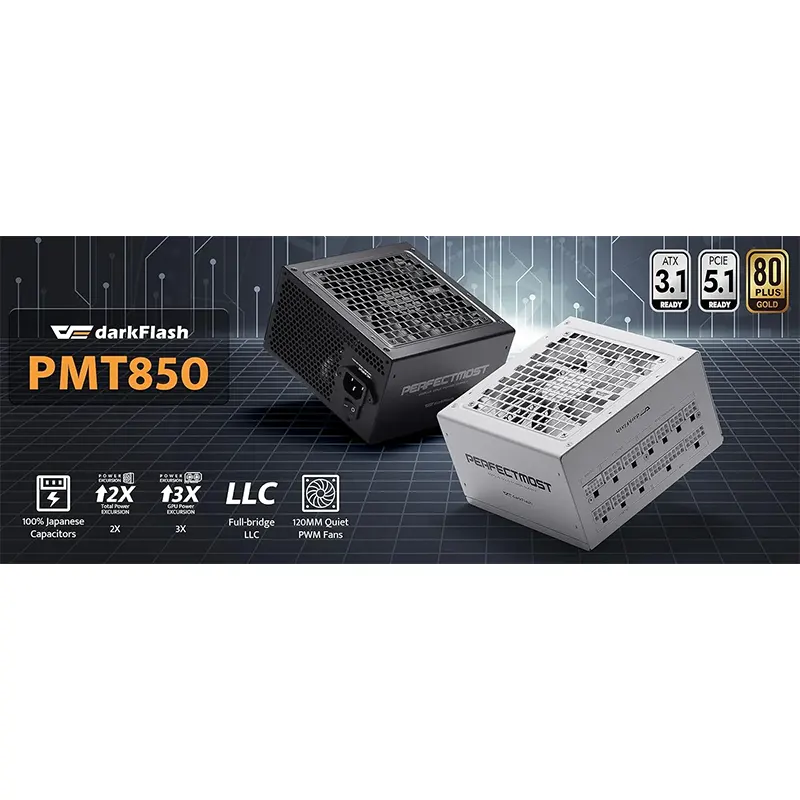 DarkFlash 850w power supply