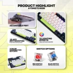 fantech mechanical keyboard red-switch