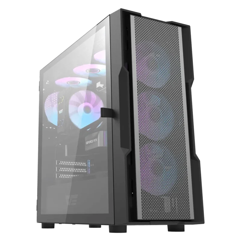 darkflash DK431 E-ATX PC Case - black