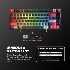 FANTECH KEYBOARD blue switch