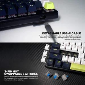 fantech mechanical keyboard red-switch