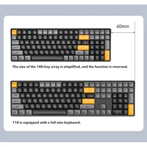 Darkfalsh Mechanical Keyboard brown-sugar