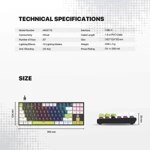 fantech mechanical keyboard red-switch