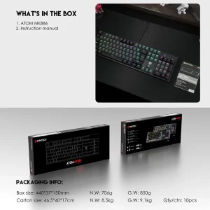 fantech mechanical keyboard red-switch