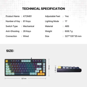 fantech mechanical SKY-BLUE switch