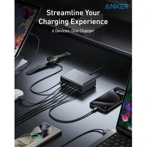 Anker Prime Charger Desktop Station (200W, 6 Ports, GaN) (A2683241) - Image 4