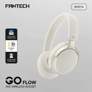 FANTECH WH07A GO FLOW ANC WIRELESS HEADSET - white