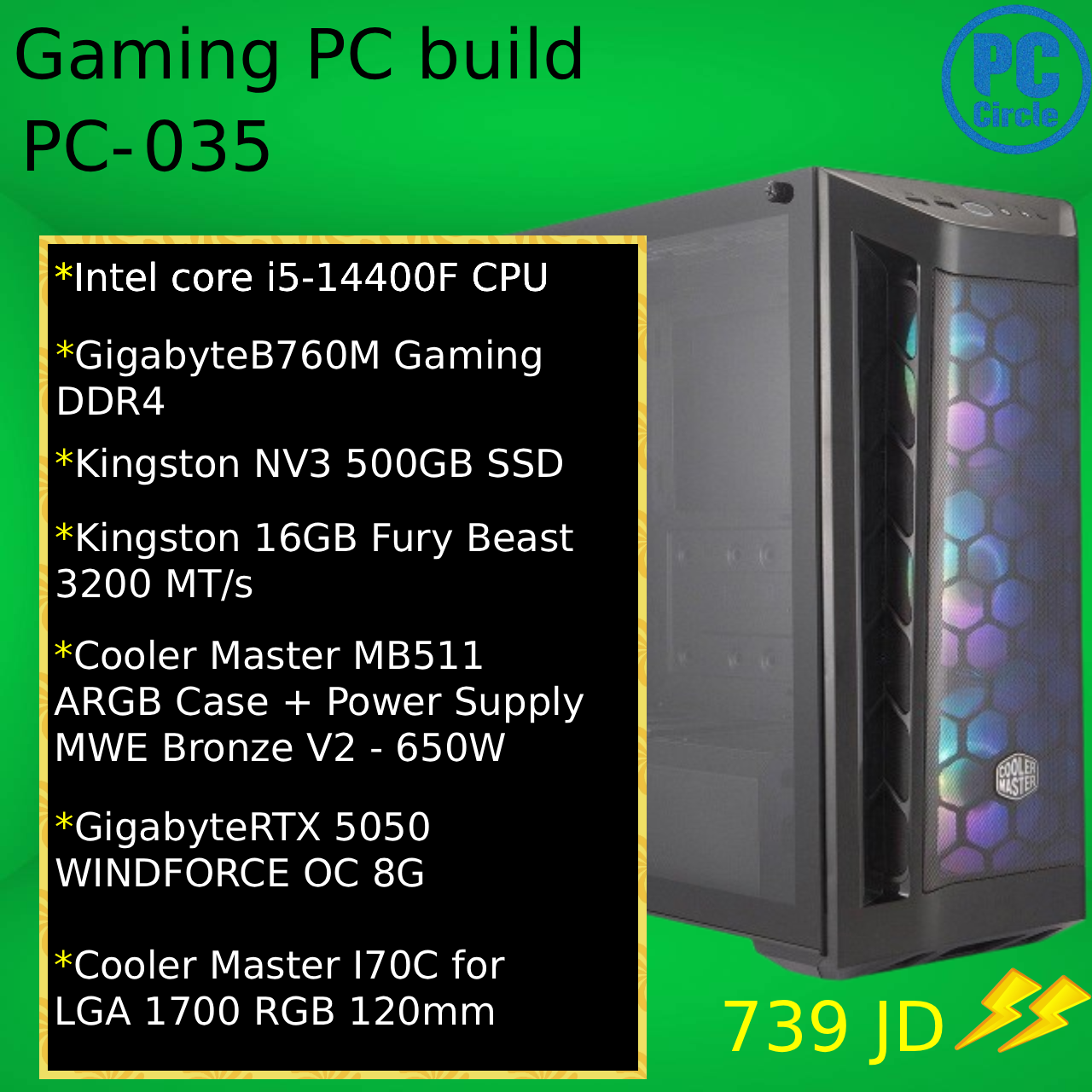 037 PC-035 Gaming PC Build